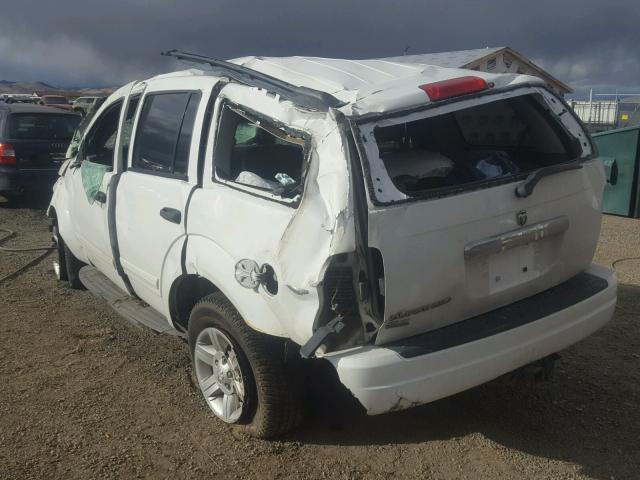 1D4HB48N44F187009 - 2004 DODGE DURANGO SL WHITE photo 3