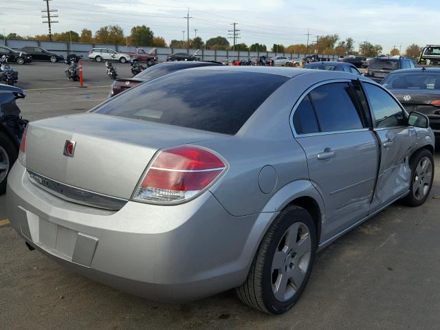 1G8ZS57N97F186333 - 2007 SATURN AURA XE SILVER photo 4