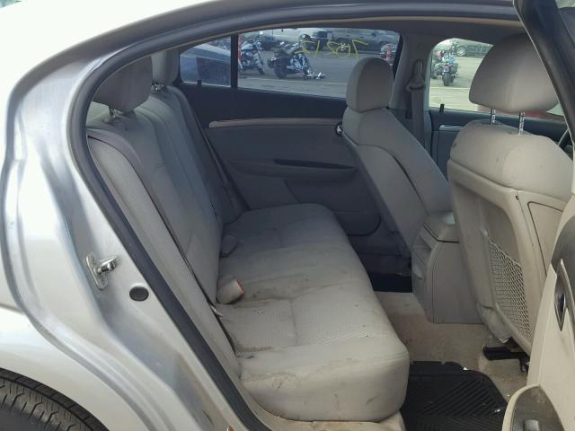 1G8ZS57N97F186333 - 2007 SATURN AURA XE SILVER photo 6