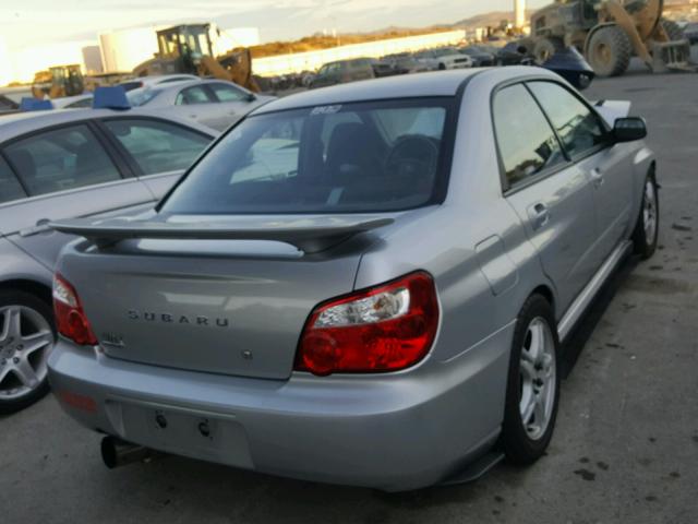 JF1GD29674G506529 - 2004 SUBARU IMPREZA WR SILVER photo 4