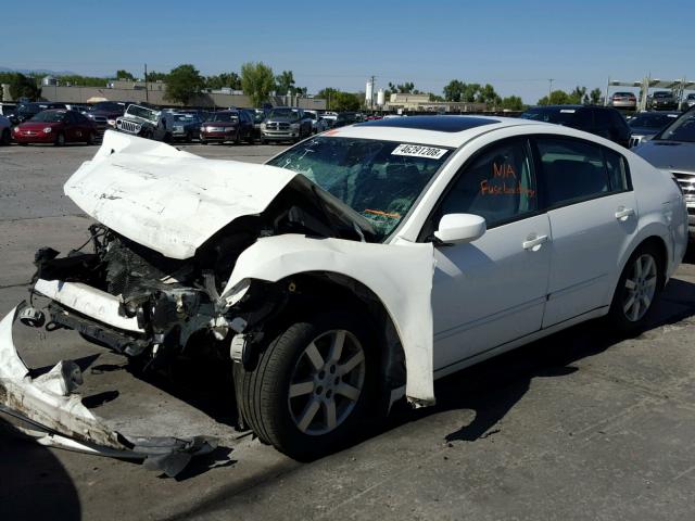 1N4BA41EX4C848419 - 2004 NISSAN MAXIMA SE WHITE photo 2