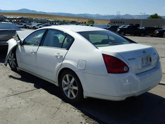 1N4BA41EX4C848419 - 2004 NISSAN MAXIMA SE WHITE photo 3