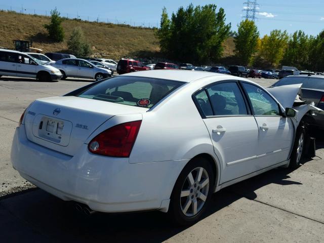 1N4BA41EX4C848419 - 2004 NISSAN MAXIMA SE WHITE photo 4