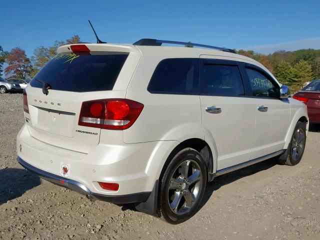 3C4PDCGG6FT543243 - 2015 DODGE JOURNEY CR WHITE photo 4