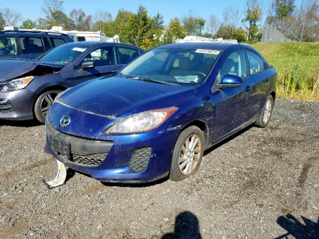 JM1BL1VG4C1507381 - 2012 MAZDA 3 I BLUE photo 2