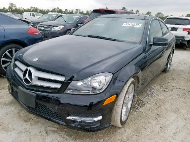 WDDGJ4HB7DG002940 - 2013 MERCEDES-BENZ C 250 BLACK photo 2