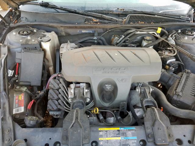 2G4WC582081271141 - 2008 BUICK LACROSSE C GRAY photo 7