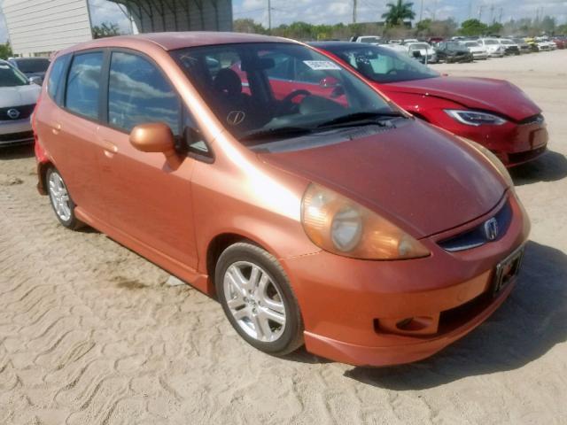 JHMGD38617S030232 - 2007 HONDA FIT S 金色 照片 1