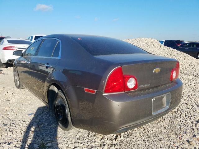 1G1Z5EU9CF117660 - 2012 CHEVROLET MALIBU 1LT BROWN photo 3