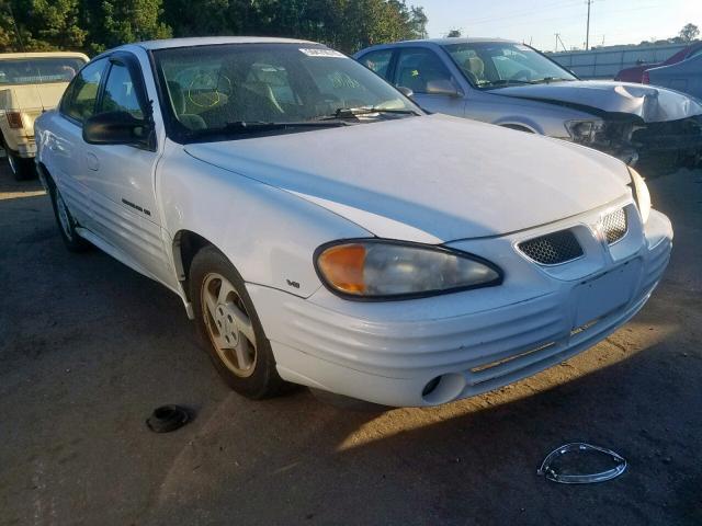 1G2NF52E6YM859824 - 2000 PONTIAC GRAND AM S WHITE photo 1
