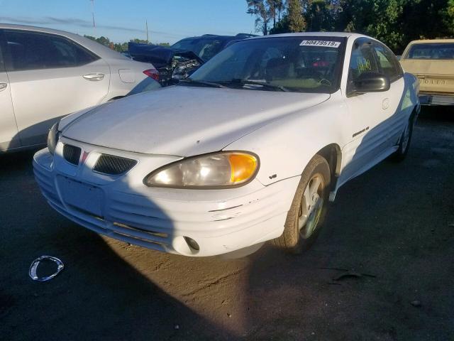 1G2NF52E6YM859824 - 2000 PONTIAC GRAND AM S WHITE photo 2