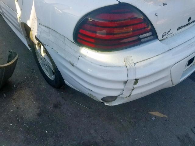 1G2NF52E6YM859824 - 2000 PONTIAC GRAND AM S WHITE photo 9