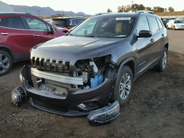 1C4PJMLN8KD207418 - 2019 JEEP CHEROKEE L GRAY photo 2