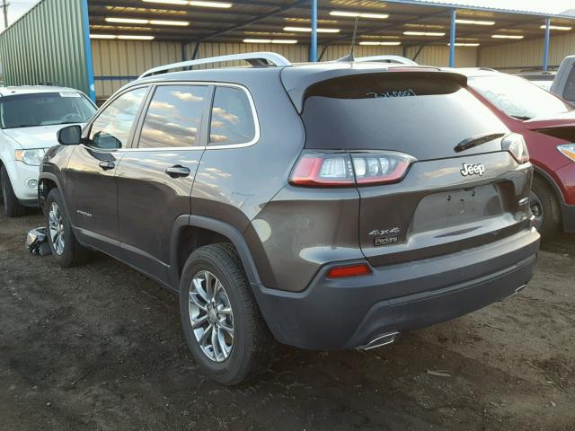 1C4PJMLN8KD207418 - 2019 JEEP CHEROKEE L GRAY photo 3