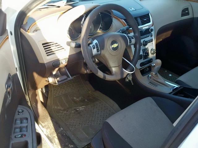 1G1ZC5EB4AF273567 - 2010 CHEVROLET MALIBU 1LT SILVER photo 9