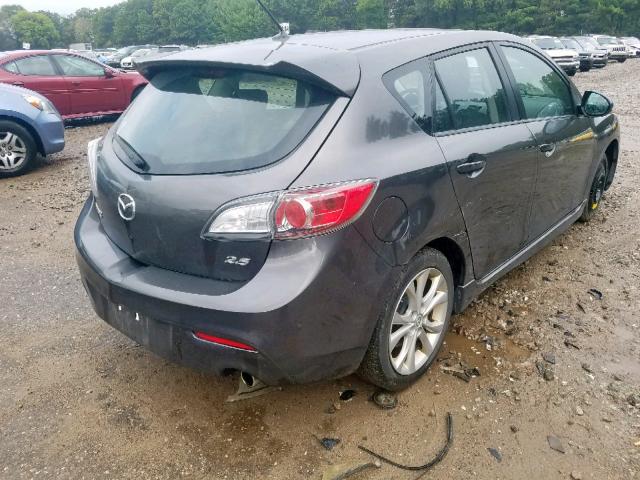 JM1BL1K53B1428916 - 2011 MAZDA 3 S GRAY photo 4