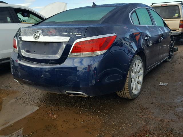 1G4GE5ED4BF352440 - 2011 BUICK LACROSSE C BLUE photo 4