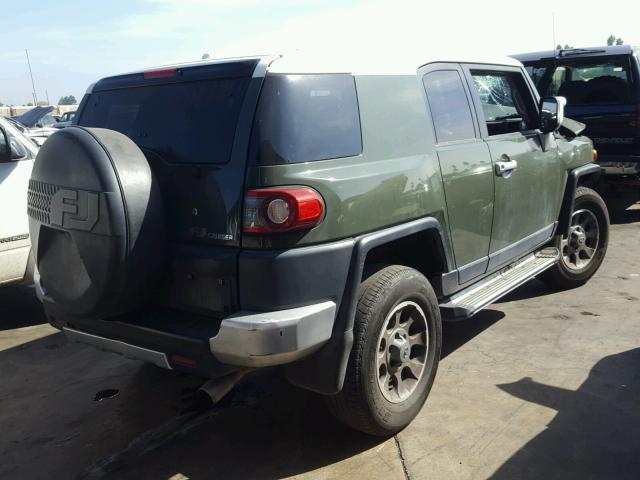 JTEBU4BF4DK154299 - 2013 TOYOTA FJ CRUISER GREEN photo 4