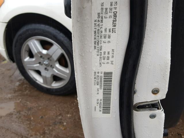 1B3HB48B38D565018 - 2008 DODGE CALIBER SX WHITE photo 10