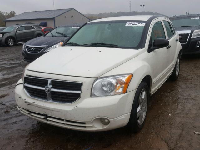 1B3HB48B38D565018 - 2008 DODGE CALIBER SX WHITE photo 2