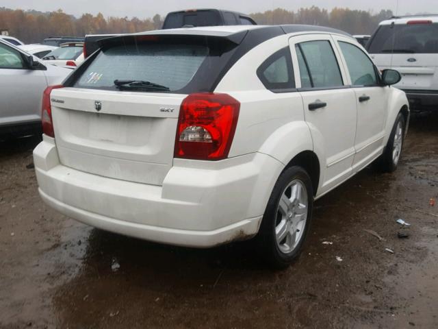 1B3HB48B38D565018 - 2008 DODGE CALIBER SX WHITE photo 4