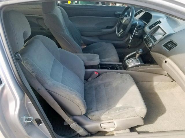 2HGFG12618H527602 - 2008 HONDA CIVIC LX SILVER photo 5