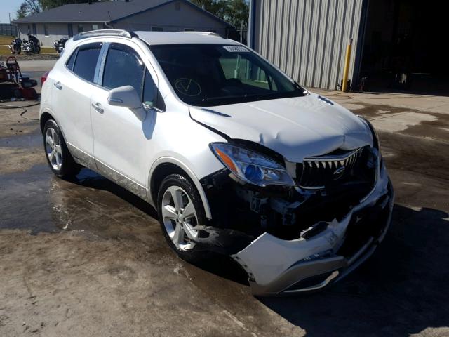 KL4CJASB1FB175184 - 2015 BUICK ENCORE WHITE photo 1