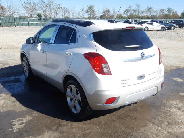 KL4CJASB1FB175184 - 2015 BUICK ENCORE WHITE photo 3