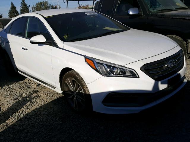 5NPE34AB6FH088830 - 2015 HYUNDAI SONATA SPO WHITE photo 1