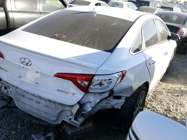 5NPE34AB6FH088830 - 2015 HYUNDAI SONATA SPO WHITE photo 4