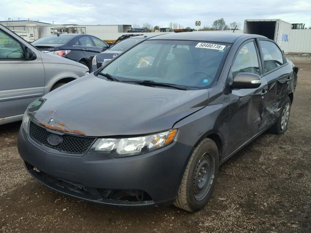 KNAFU4A26A5162660 - 2010 KIA FORTE EX BROWN photo 2