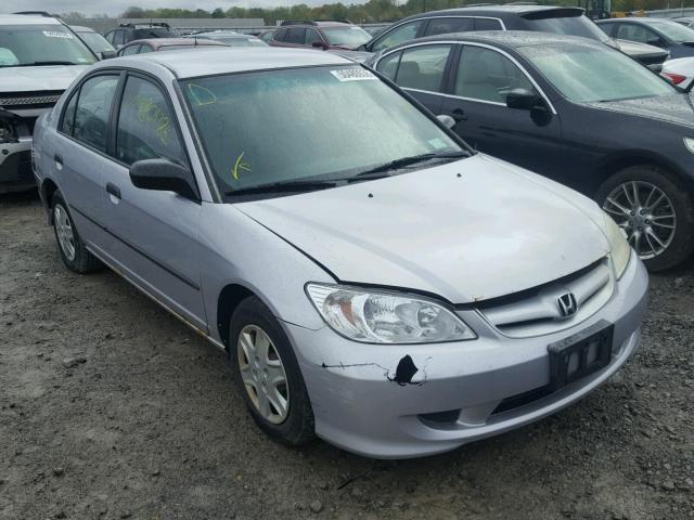 1HGES16314L007407 - 2004 HONDA CIVIC DX V GRAY photo 1