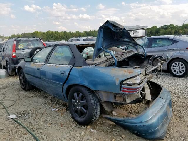 1B3HD46T5SF536329 - 1995 DODGE INTREPID TURQUOISE photo 3