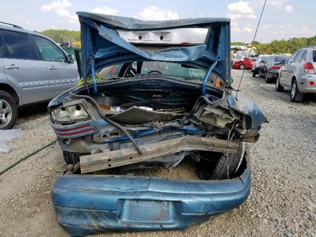 1B3HD46T5SF536329 - 1995 DODGE INTREPID TURQUOISE photo 9