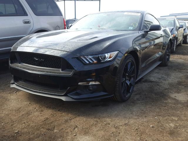 1FA6P8CF9H5317414 - 2017 FORD MUSTANG GT BLACK photo 2