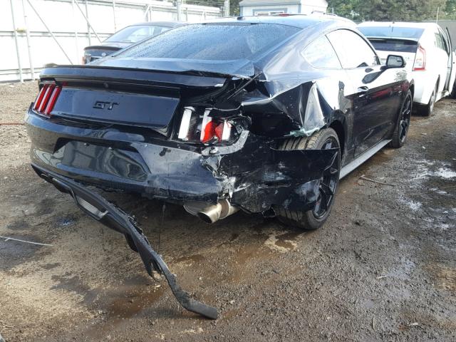 1FA6P8CF9H5317414 - 2017 FORD MUSTANG GT BLACK photo 4