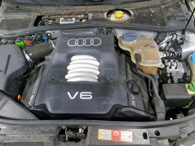 WAUED28D7XA218404 - 1999 AUDI A4 2.8 QUA SILVER photo 7