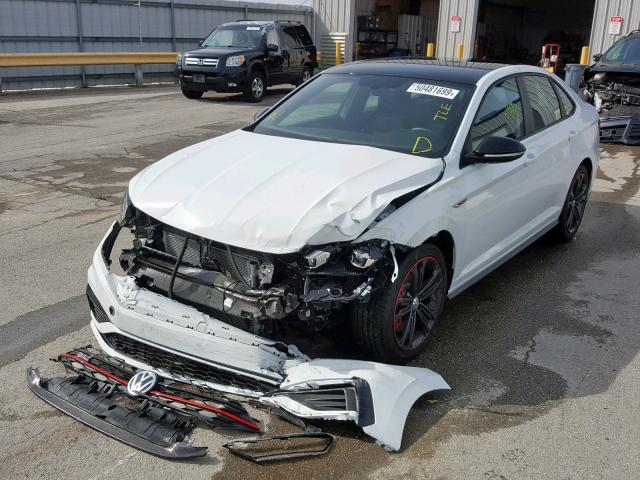 3VW5T7BU8KM173171 - 2019 VOLKSWAGEN JETTA GLI WHITE photo 2