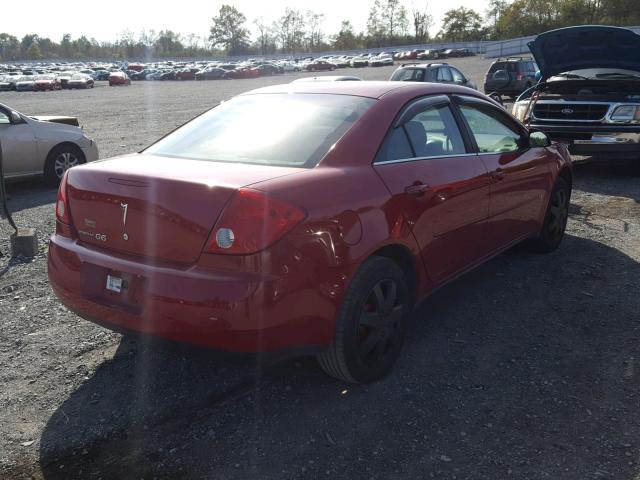 1G2ZF55B564259716 - 2006 PONTIAC G6 SE RED photo 4