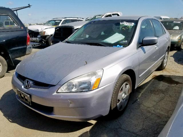 3HGCM56485G707702 - 2005 HONDA ACCORD LX SILVER photo 2