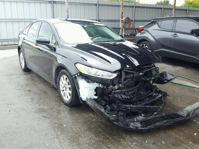 3FA6P0G74GR266470 - 2016 FORD FUSION S BLACK photo 1