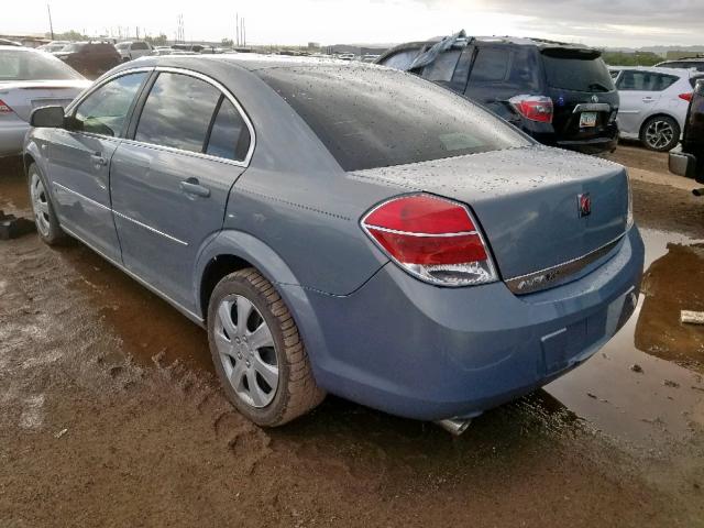 1G8ZS57NX7F216410 - 2007 SATURN AURA XE BLUE photo 3