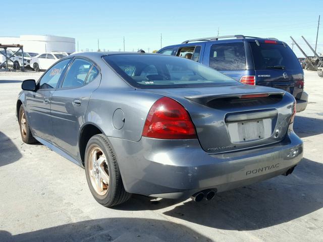 2G2WS522841311237 - 2004 PONTIAC GRAND PRIX Сұр фото 3