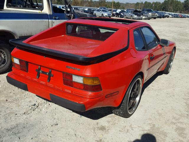 WP0AB0945JN471053 - 1988 PORSCHE 944 RED photo 4