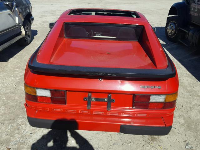 WP0AB0945JN471053 - 1988 PORSCHE 944 RED photo 9