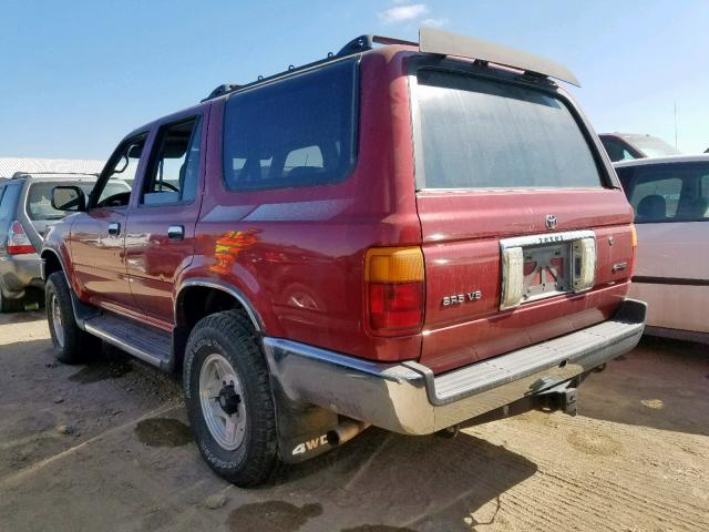 JT3VN39W5P0120133 - 1993 TOYOTA 4RUNNER VN RED photo 3