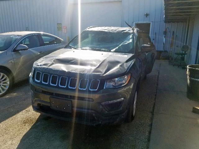 3C4NJDAB8JT374757 - 2018 JEEP COMPASS SP GREEN photo 2