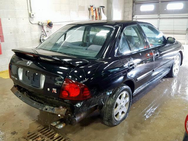 3N1AB51D15L550530 - 2005 NISSAN SENTRA SE- BLACK photo 4