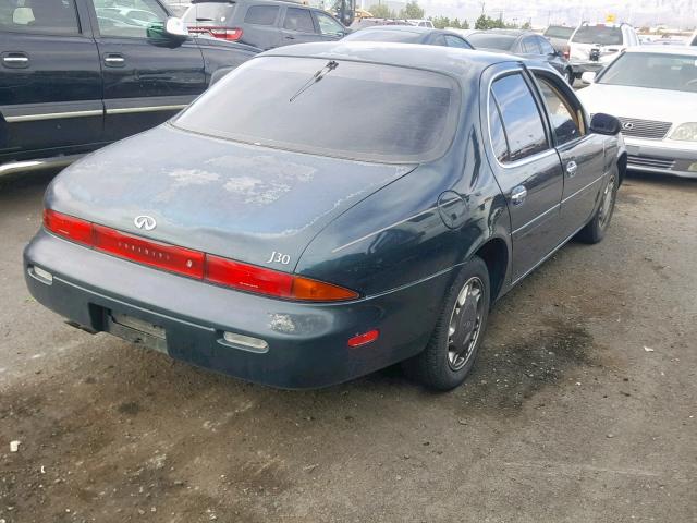 JNKAY21D3PM020397 - 1993 INFINITI J30 GREEN photo 4