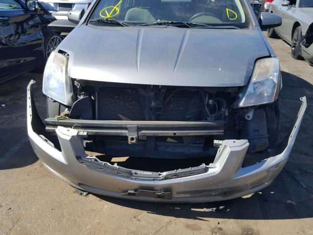 3N1AB6AP2CL707138 - 2012 NISSAN SENTRA 2.0 SILVER photo 9